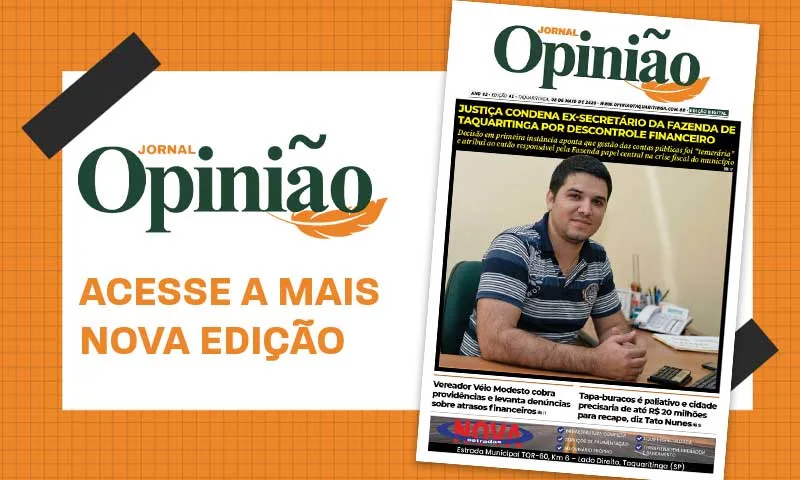 
  Leia o Jornal Opinião – Edição 41
