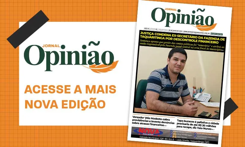 
  Leia o Jornal Opinião – Edição 41