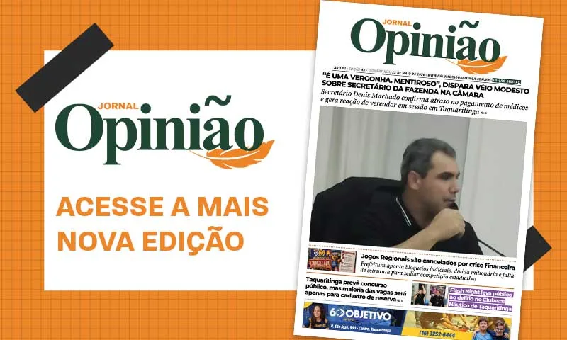 
  Leia o Jornal Opinião – Edição 43