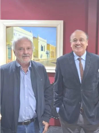 Prefeito cumpre agenda em São Paulo em busca de recursos e parcerias e se reúne com Dimas Ramalho