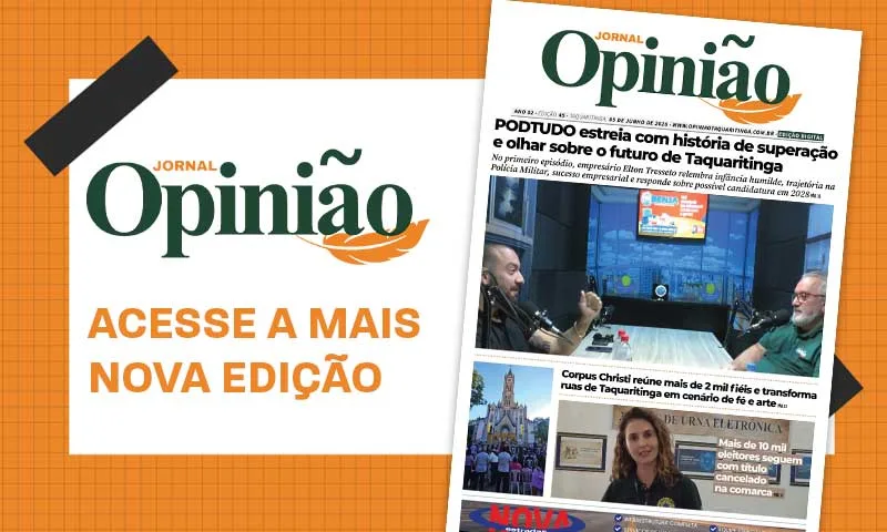 
  Leia o Jornal Opinião – Edição 45