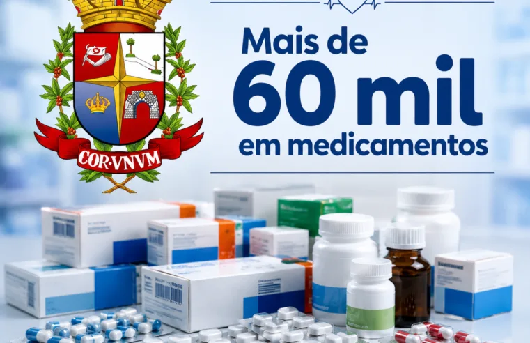 Saúde municipal recebe mais de R$ 60 mil em medicamentos por meio de parceria e mobilização local