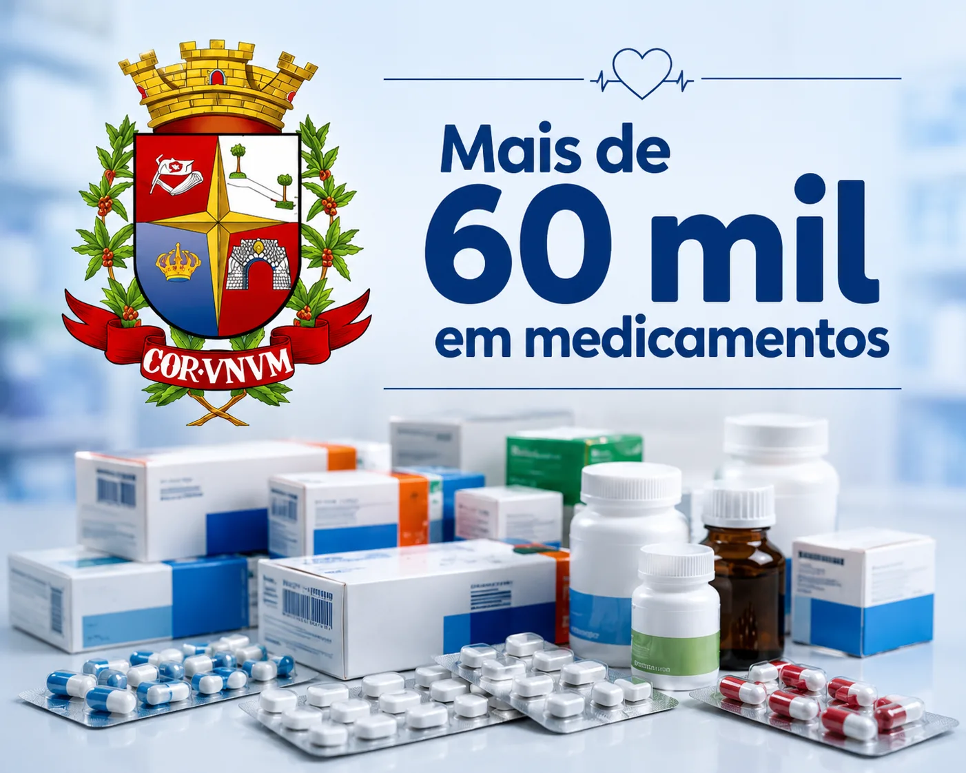 
  Saúde municipal recebe mais de R$ 60 mil em medicamentos por meio de parceria e mobilização local