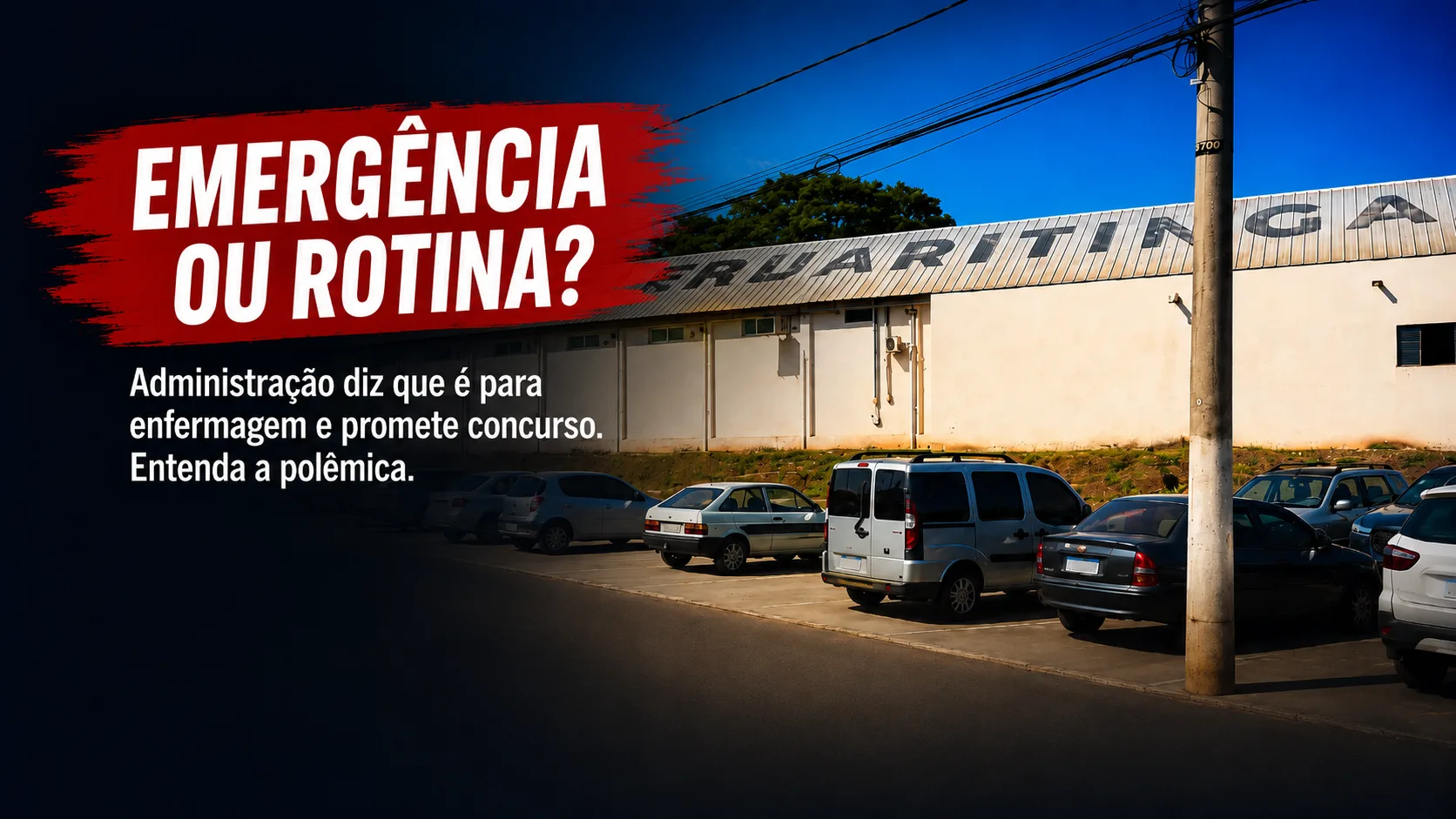 
  Prefeitura contesta matéria, mas documentos oficiais indicam contratação emergencial de mão de obra médica