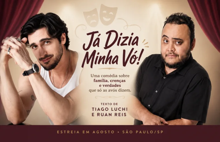 Taquaritinguenses Tiago Luchi e Ruan Reis assinam texto de peça que estreia nos palcos de São Paulo