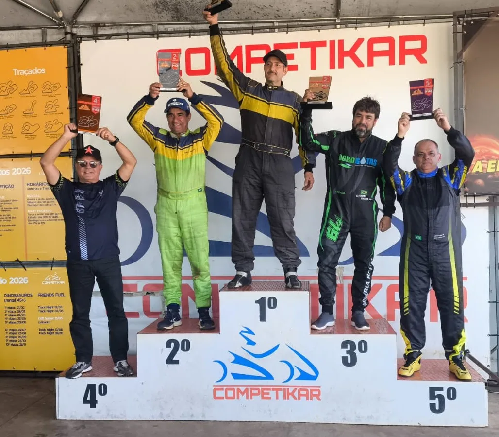 
  Marcos Chueco sobe ao pódio em Uberlândia e mantém evolução no campeonato de kart
