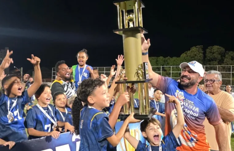 Primeira Copa Benja de Futebol de Base consagra campeões com grande público no Antônio Storti