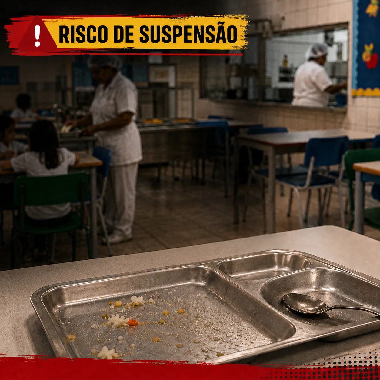
  Dívida de quase R$ 150 mil ameaça fornecimento da merenda escolar