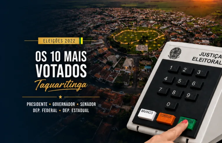Eleições 2022: relembre os 10 candidatos mais votados em Taquaritinga para cada cargo