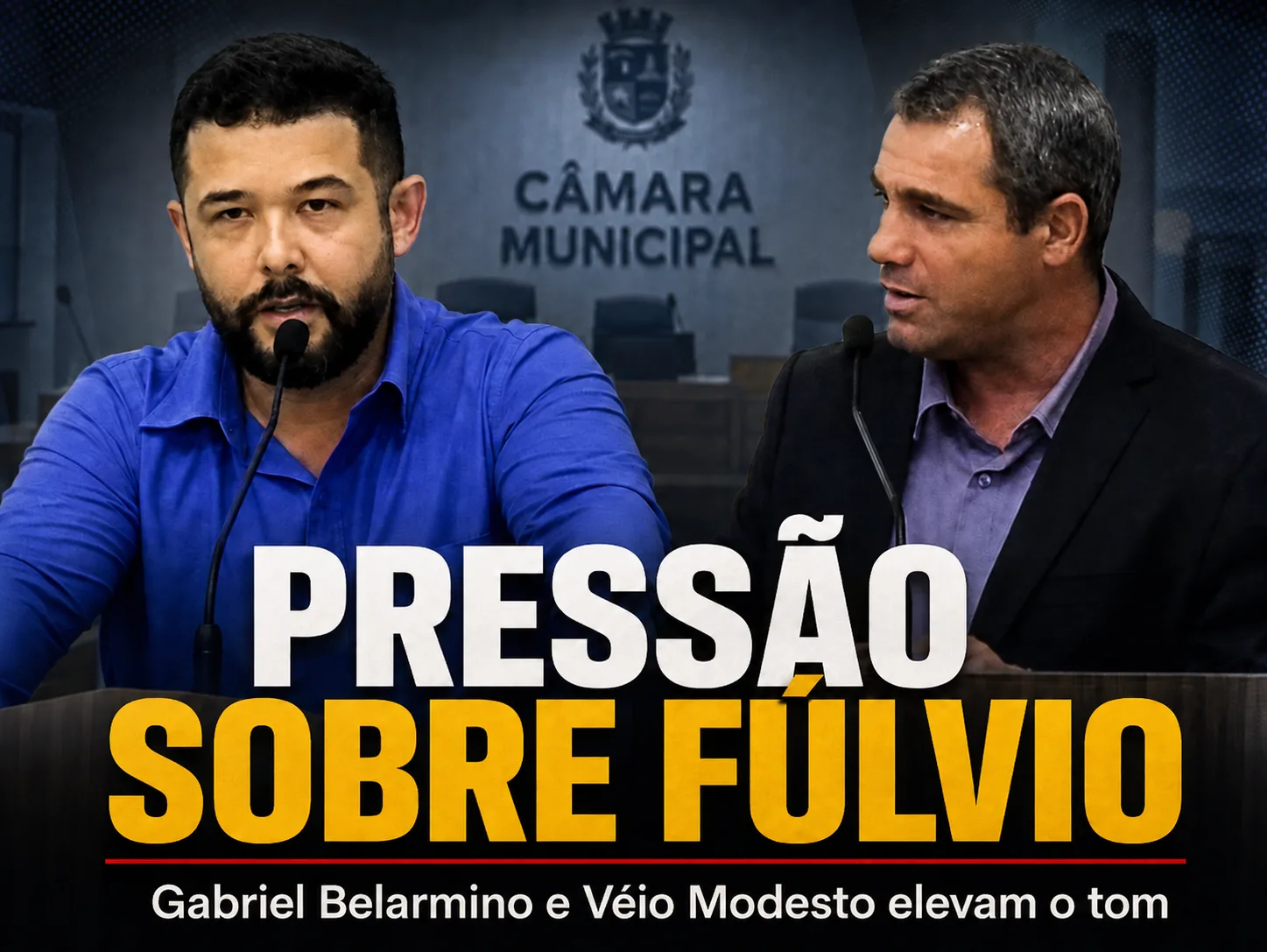 
  Vereadores elevam o tom e falam em saída de Fúlvio do comando da Prefeitura