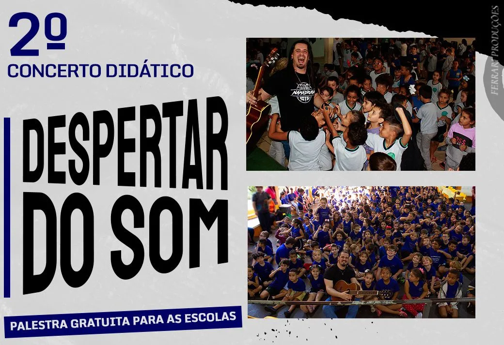 
  “Despertar do Som” leva música e conhecimento a alunos da rede pública