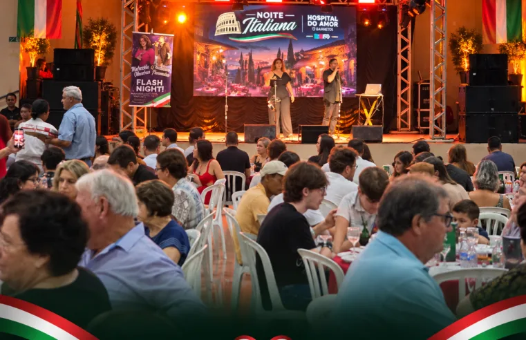 1ª Noite Italiana supera expectativas e lota Barraca de Festas de Guariroba