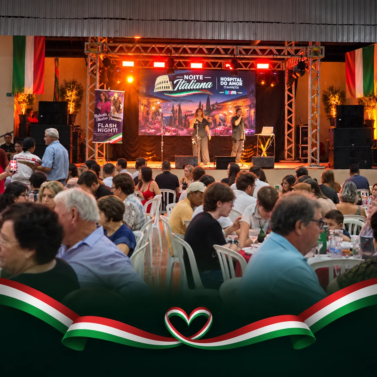 
  1ª Noite Italiana supera expectativas e lota Barraca de Festas de Guariroba