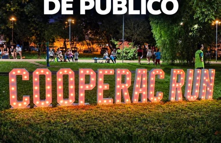 Cooperac Run lota Praça Guilherme Franco e transforma esporte em solidariedade