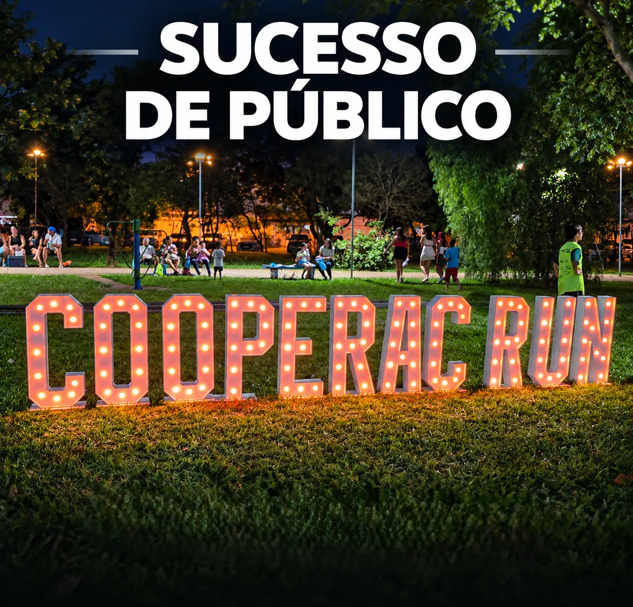 
  Cooperac Run lota Praça Guilherme Franco e transforma esporte em solidariedade