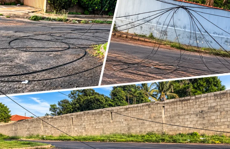 AGORA FOI NO TALAVASSO: caminhão teria arrancado fiação e deixado região sem energia e internet