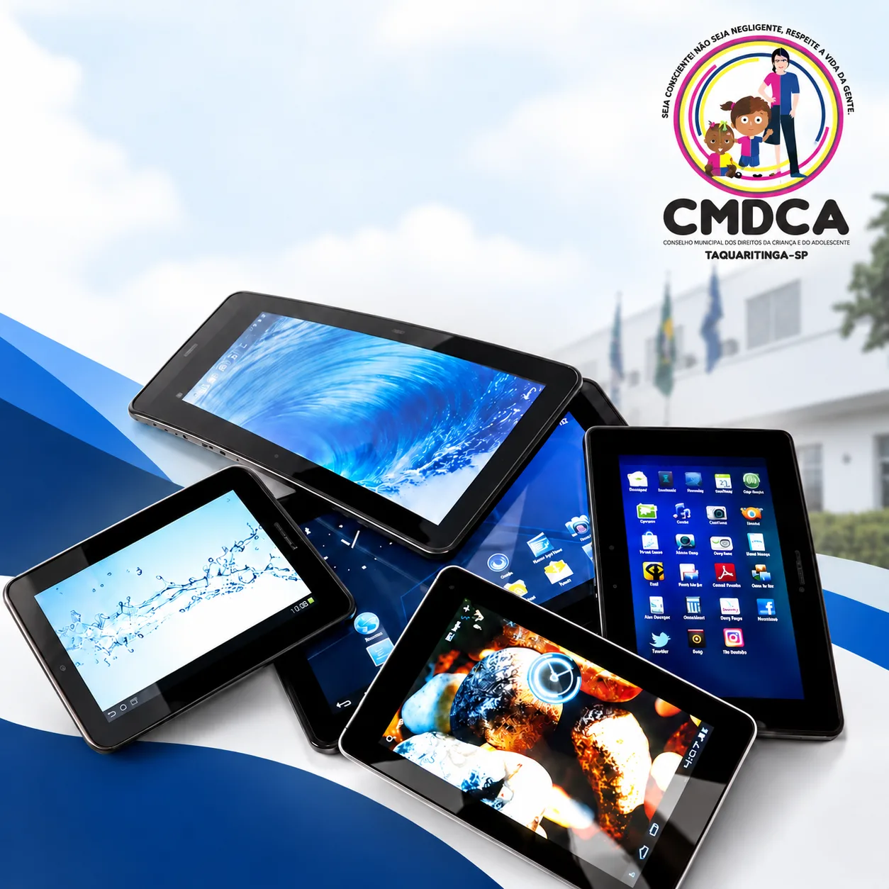 
  CMDCA doa tablets ao Conselho Tutelar, mas uso do Fundo é vedado pelo Conanda