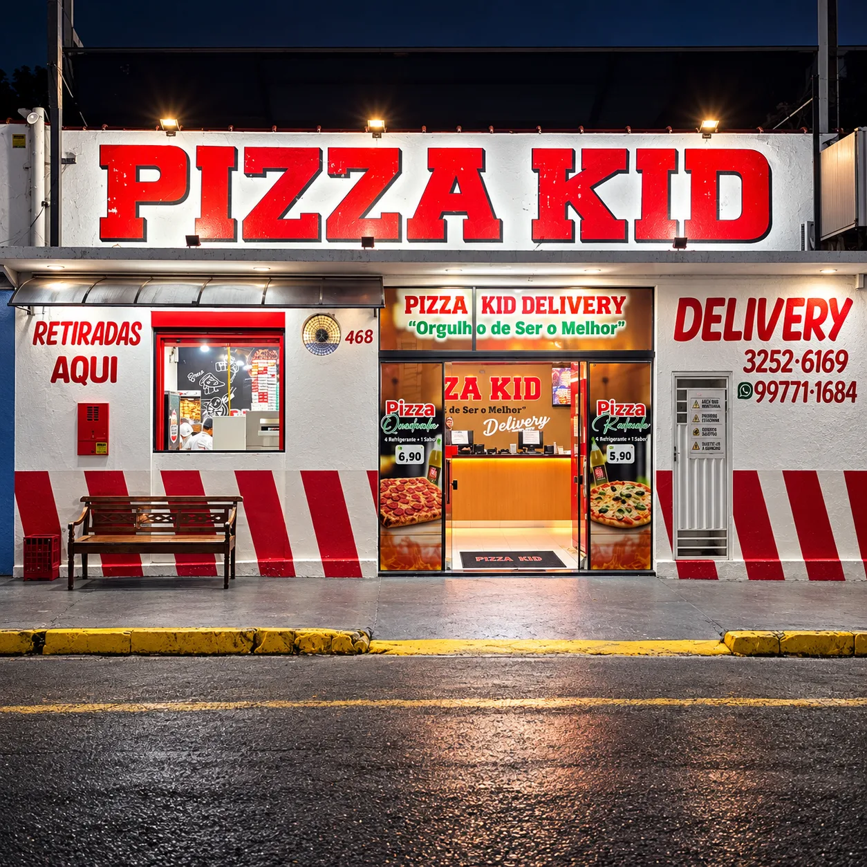 
  Pizza Kid transforma delivery em verdadeira linha de produção