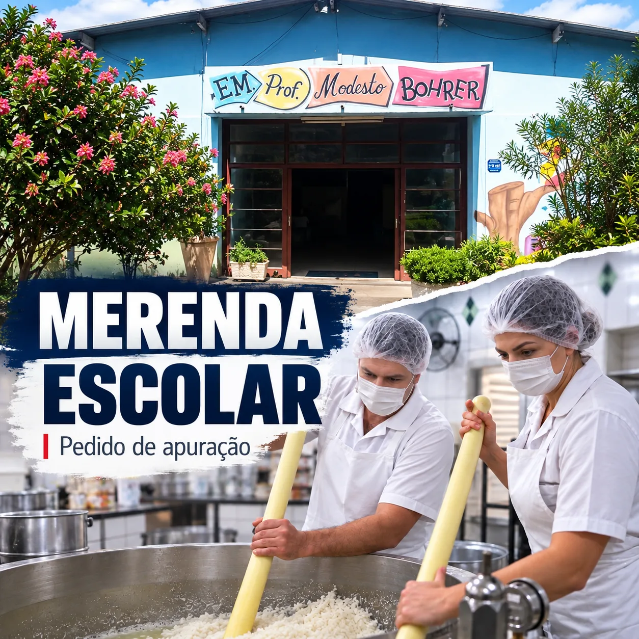 
  Pais cobram apuração sobre qualidade da merenda escolar e pedem providências