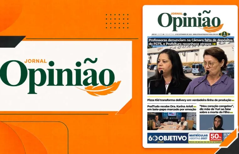 Leia o Jornal Opinião – Edição 60