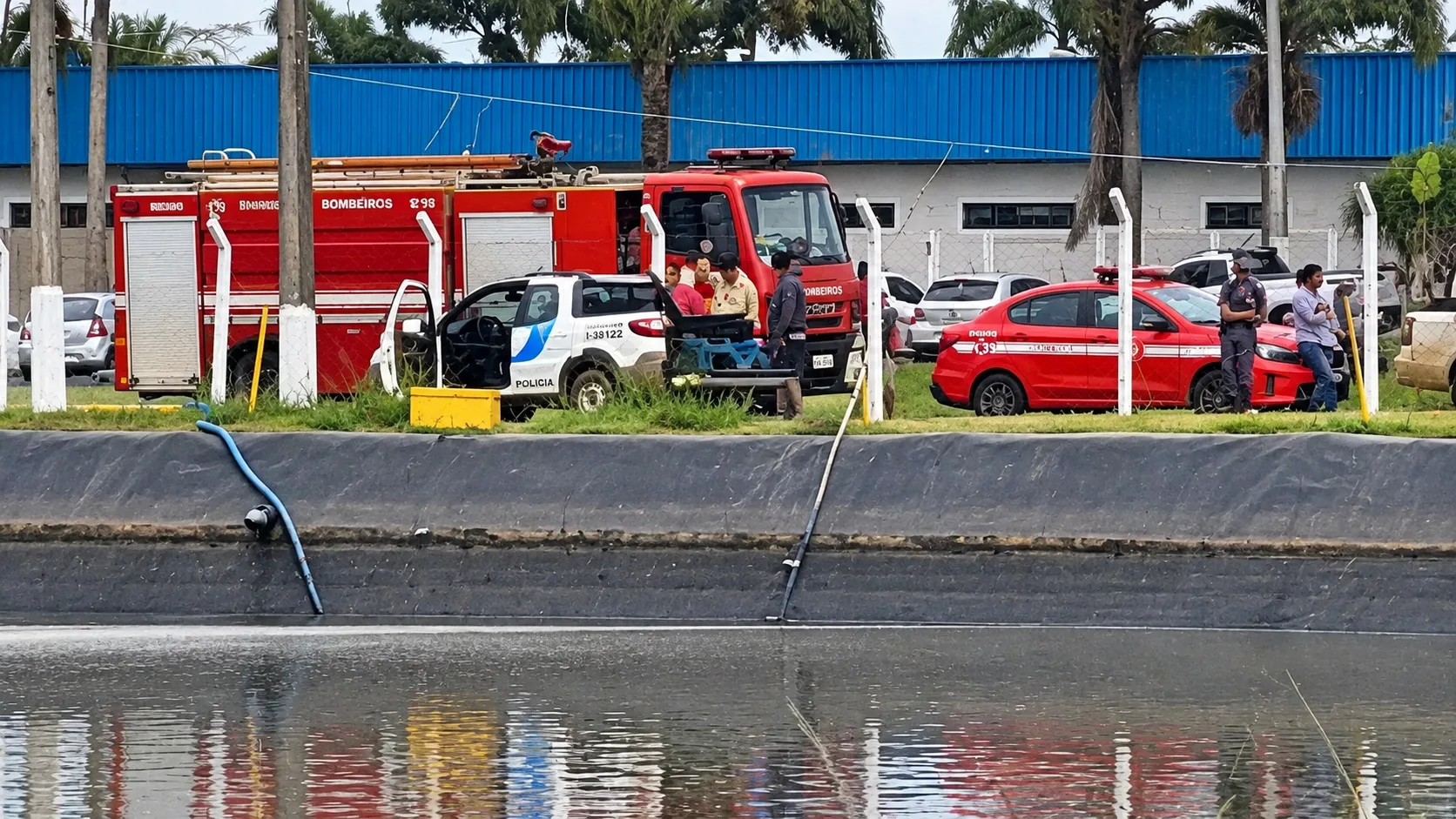 
  Corpo de jovem é encontrado em represa no Distrito Industrial