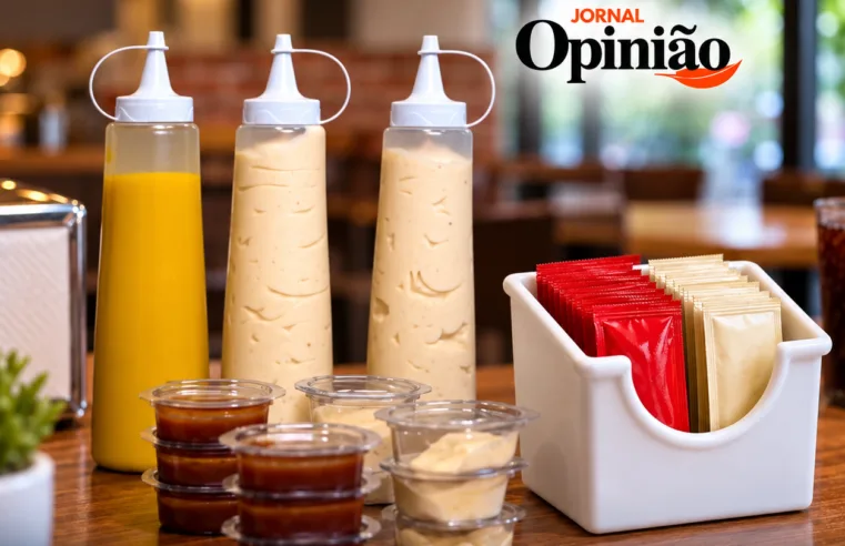 Bisnagas de ketchup e maionese ganham sobrevida em SP: proibição fica para 2027