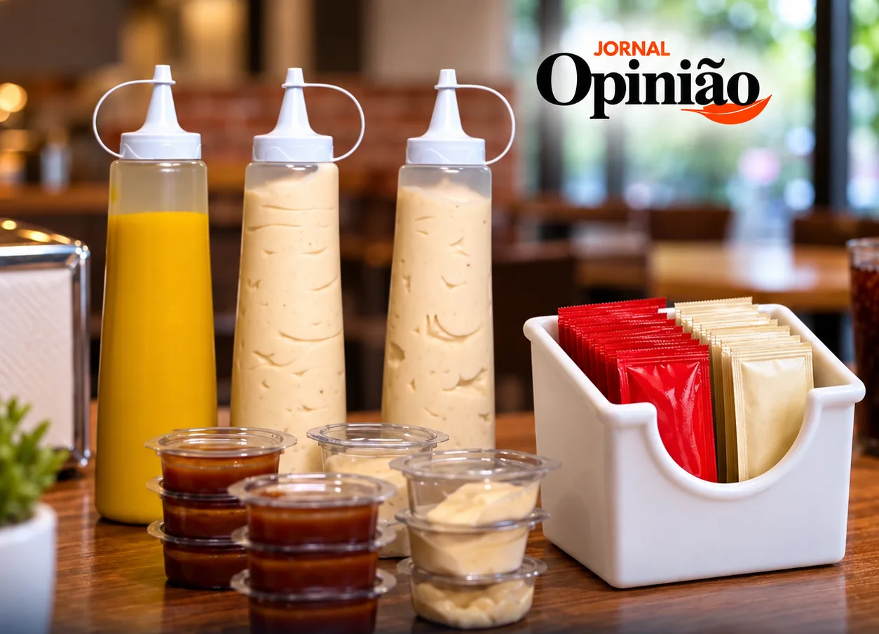 
  Bisnagas de ketchup e maionese ganham sobrevida em SP: proibição fica para 2027