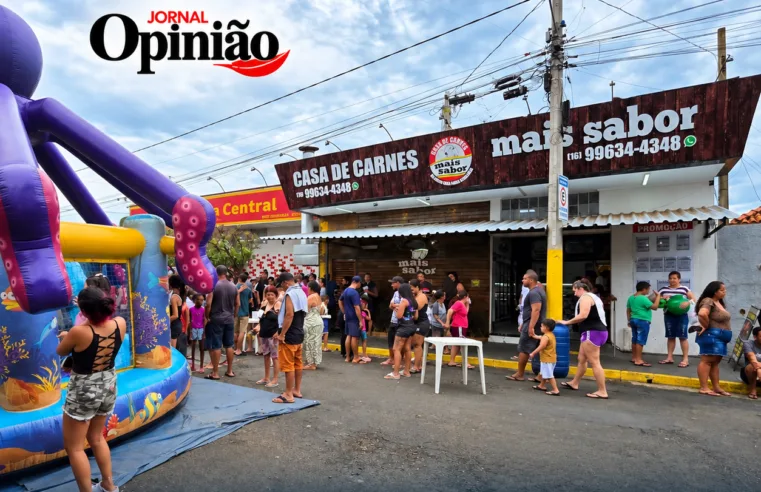 Casa de Carnes Mais Sabor faz a alegria da criançada no Jardim São Sebastião