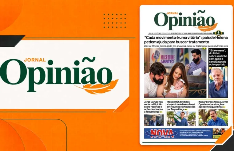 Leia o Jornal Opinião – Edição 62
